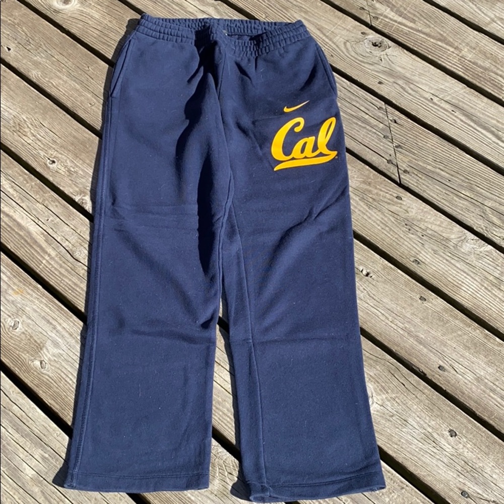 Nike Cal navy blue fleece lined sweatpants